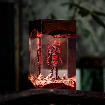 Skyrim Daedric Warrior Resin Lamp