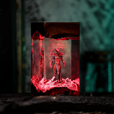Skyrim Daedric Warrior Resin Lamp