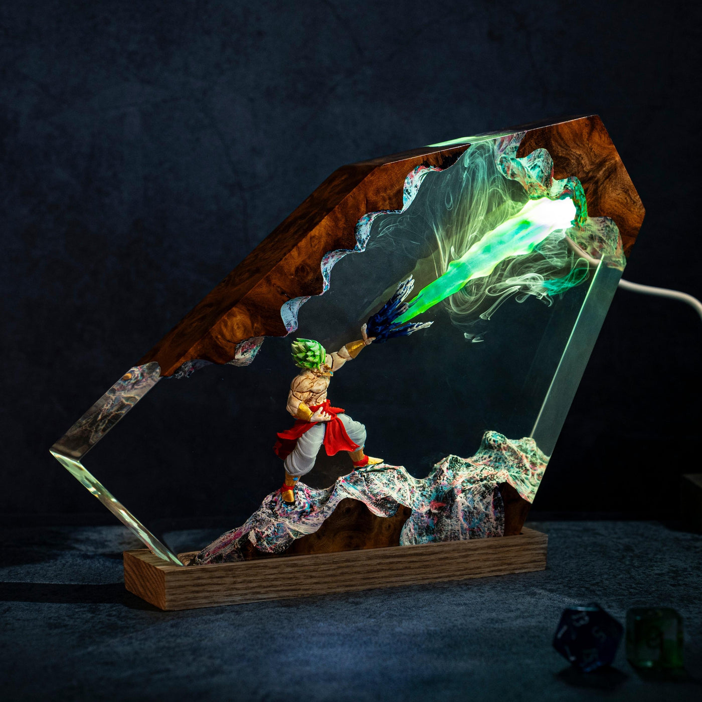 Super Broly Dragon Ball Resin Lamp