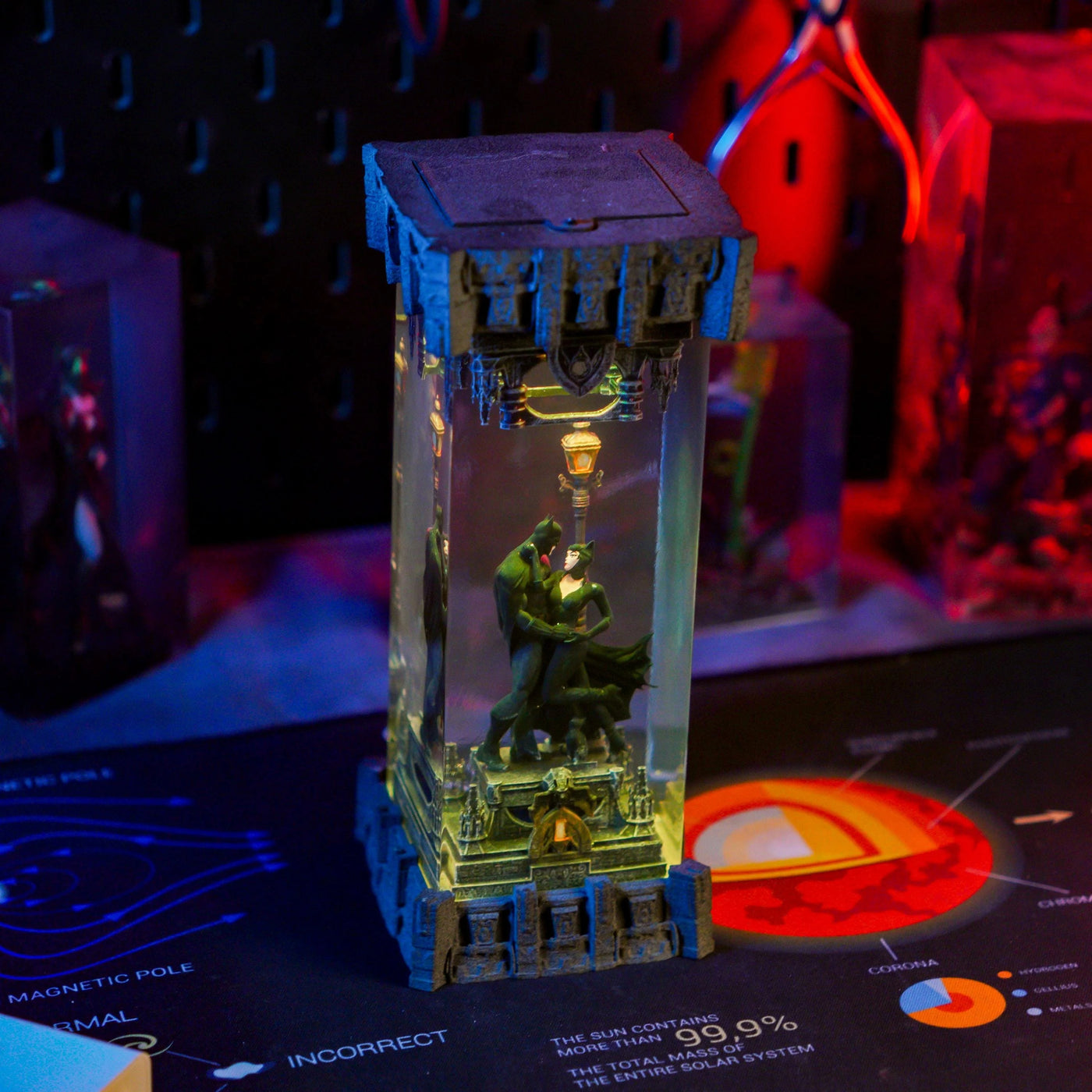 Batman & Catwoman DC Comics Resin Lamp