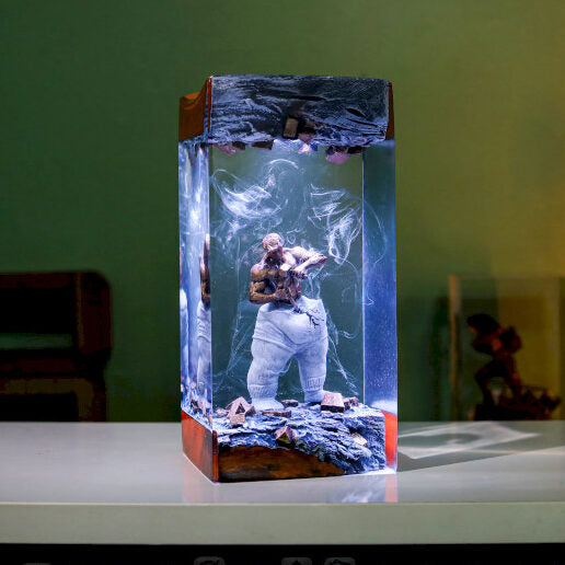 Self-Made Man Statue Epoxy Night Lamp Ver 2