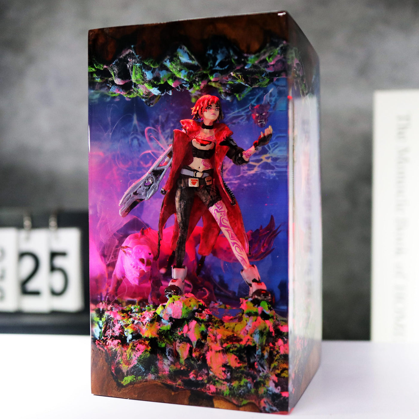Vex Dark Siren Borderlands 4 Resin Lamp