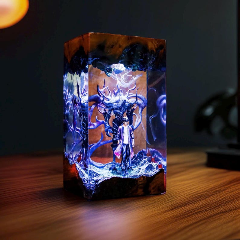 Sung Jinwoo vs Beru Resin Lamp