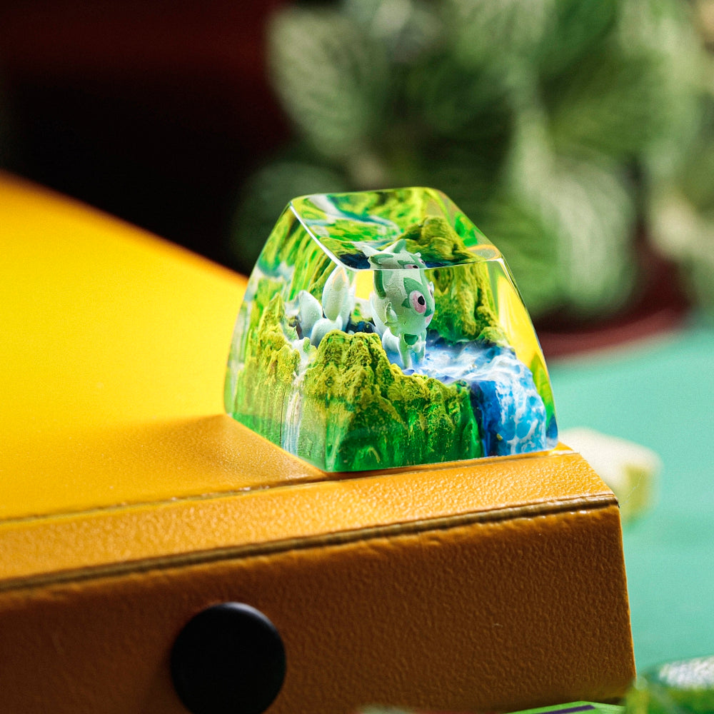 Pokemon - Sprigatito Artisan Keycap  3