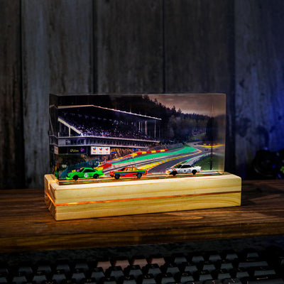 Car Racing Diorama Night Lamp