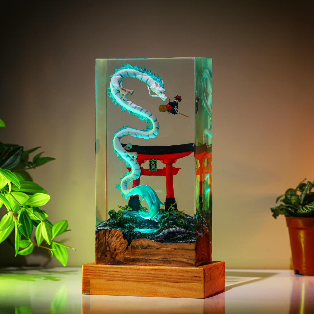 Haku and Kiki Night Light