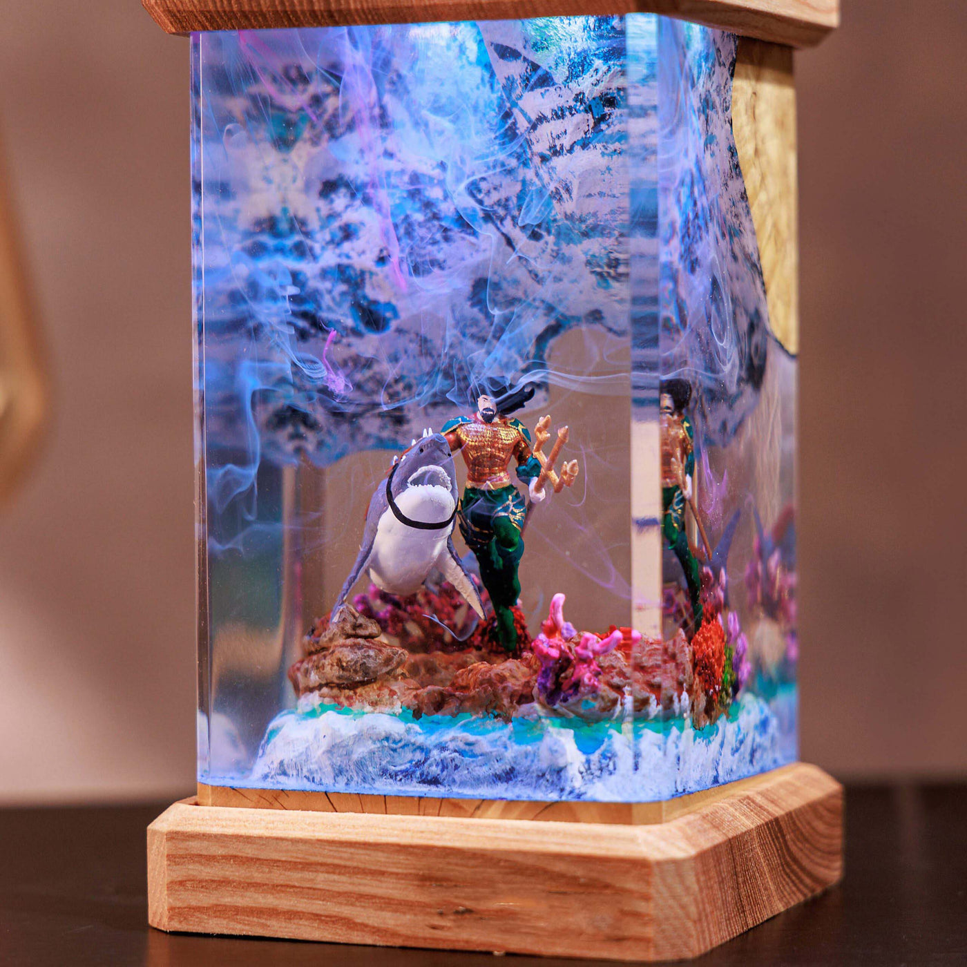 Superhero Aquaman of The Sea Resin Lamp