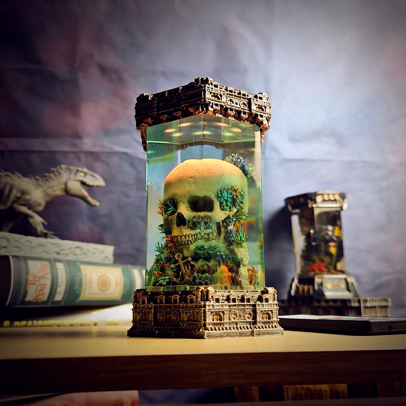 Skull Resin Lamp
