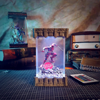 Deadpool Resin Lamp