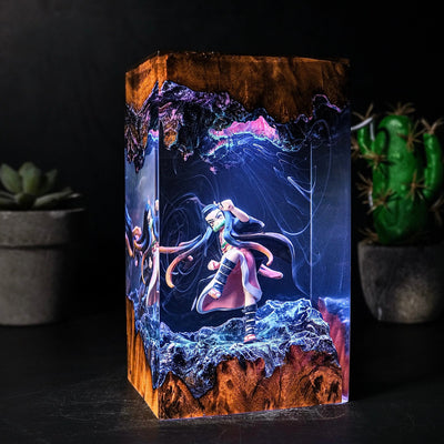 Nezuko Resin Resin Lamp
