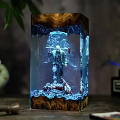 Jason Voorhees Friday the 13th Halloween Resin Lamp