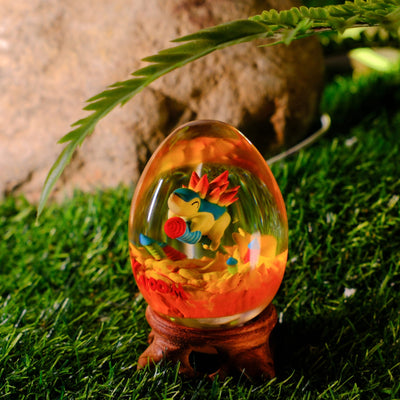 Hinoarashi Pokemon Resin Lamp Egg