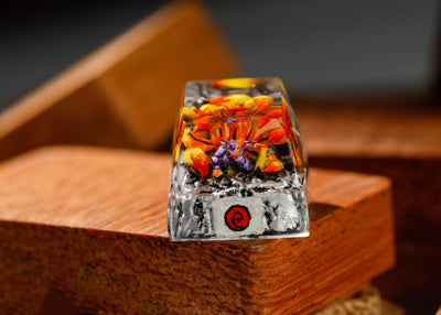 PURPLE YELLOW-TAIL KYUUBI- ARTISAN KEYCAP