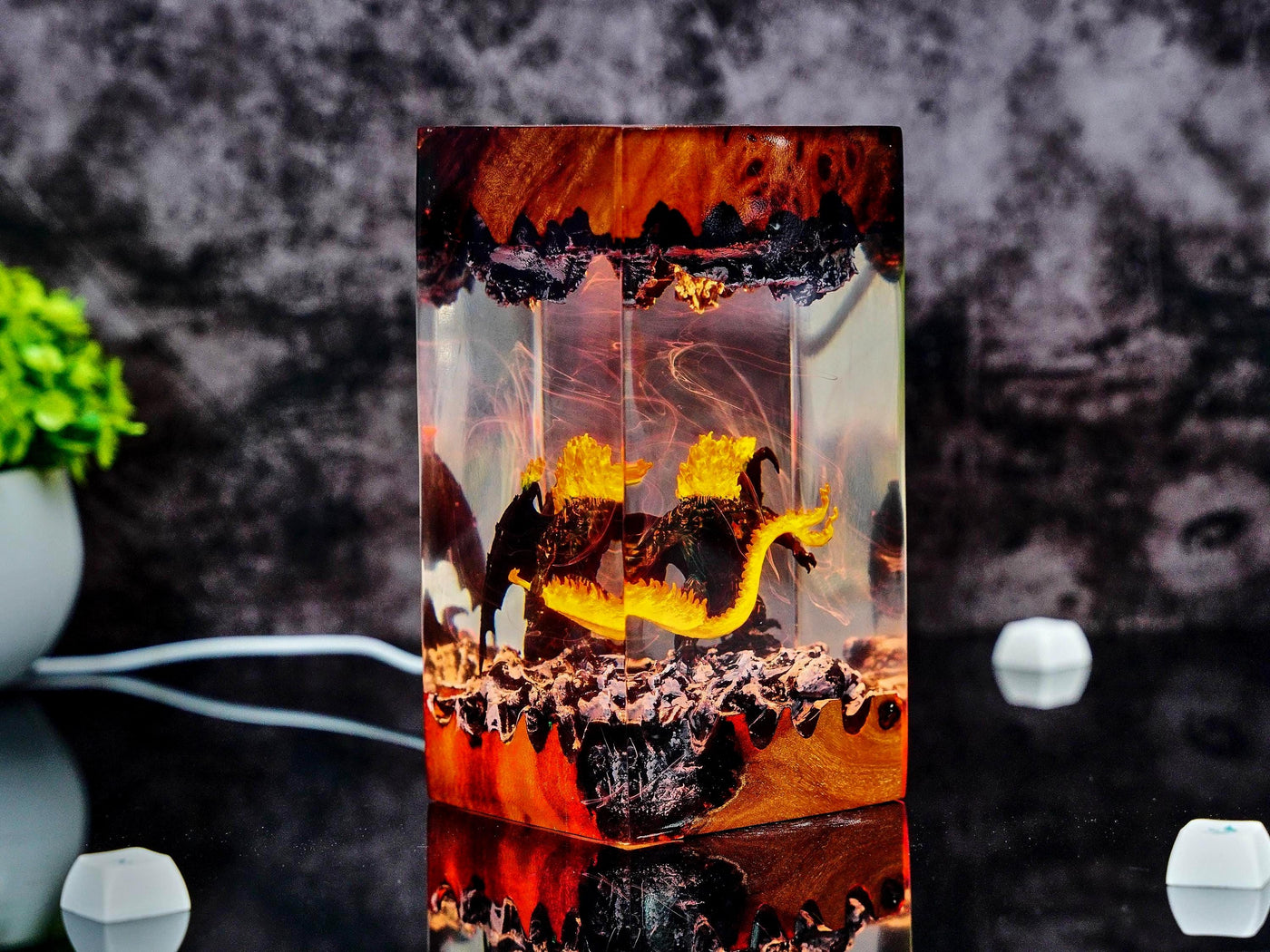 Balrog LOTR Resin Lamp