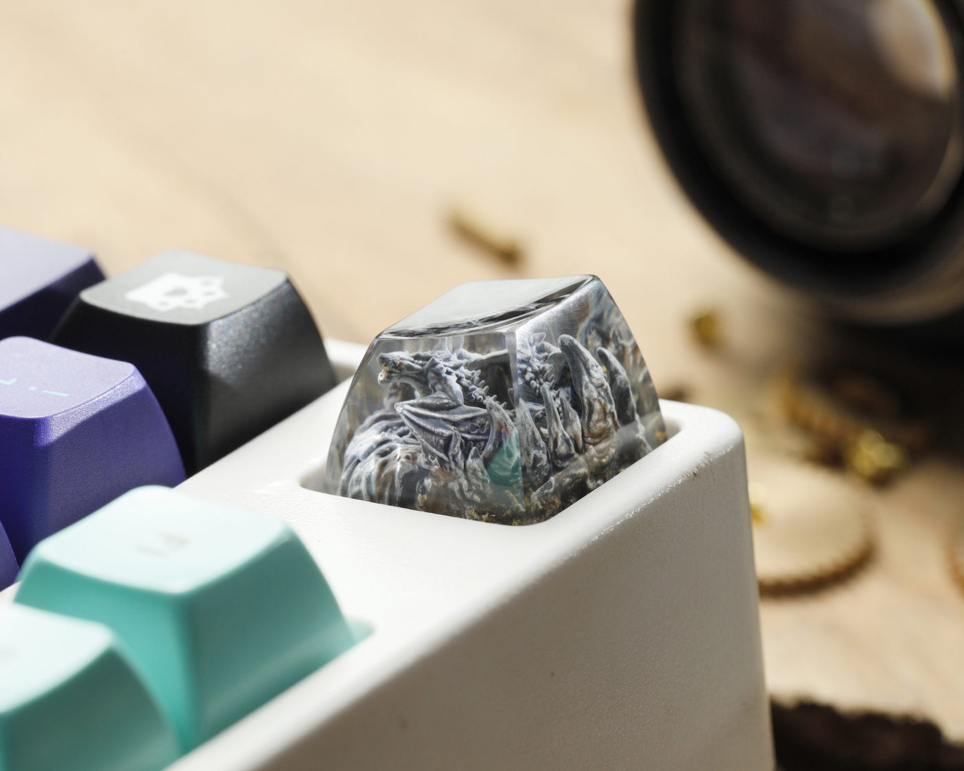 GRAY DRAGON ARTISAN KEYCAPS