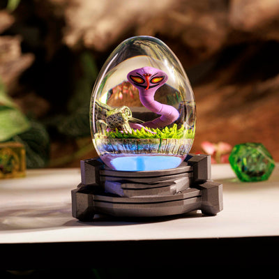 Snake Arbo Resin Lamp Egg