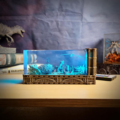 Paul Atreides Sandworm Dune Resin Lamp