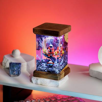 Astronaut on the Moon Resin Diorama Lamp 2