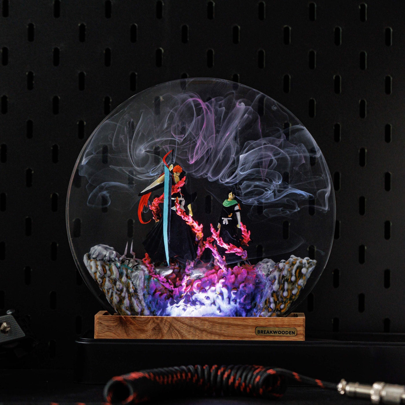 Swordman Anime Resin Lamp