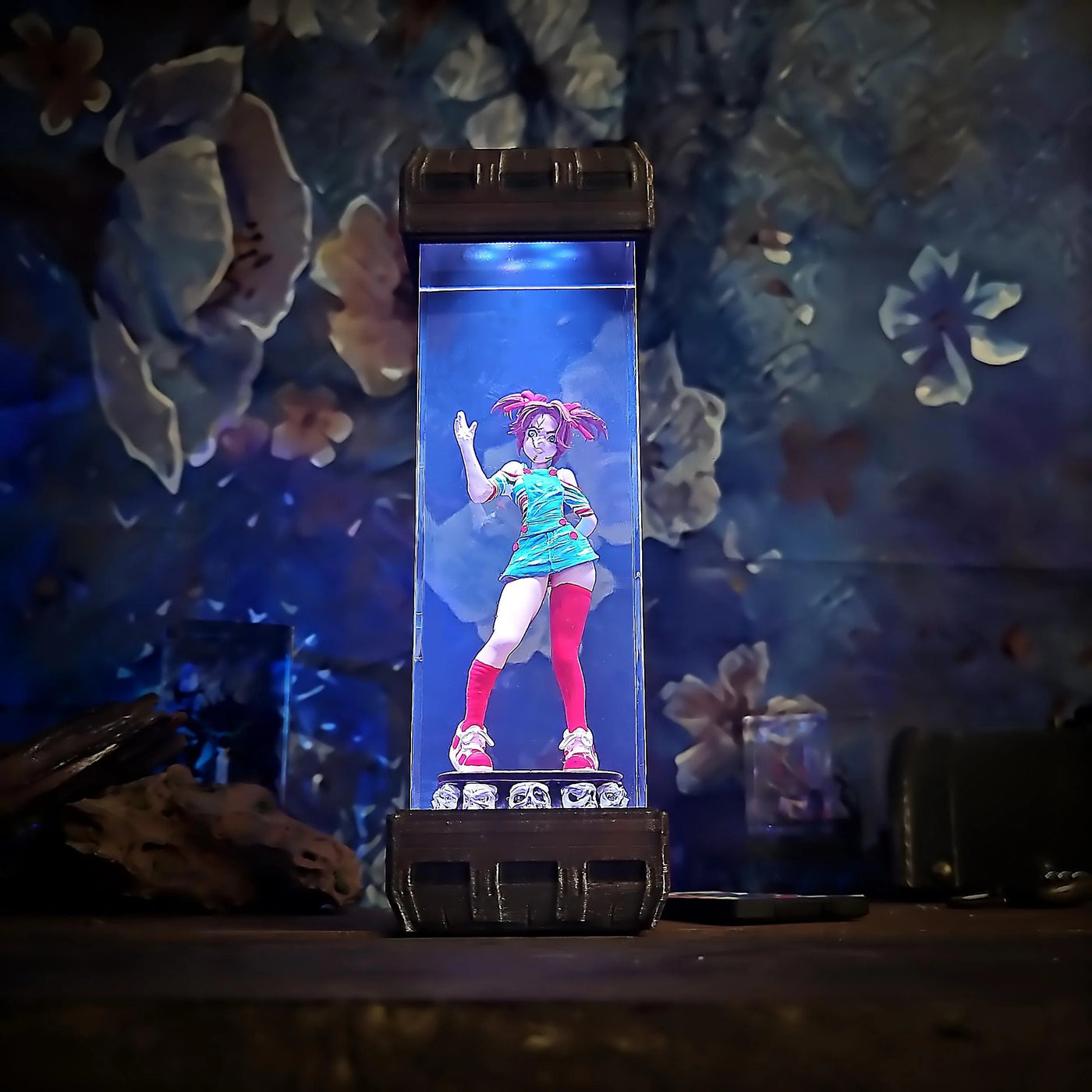 Freddy Girl Five Nights Style Resin Lamp