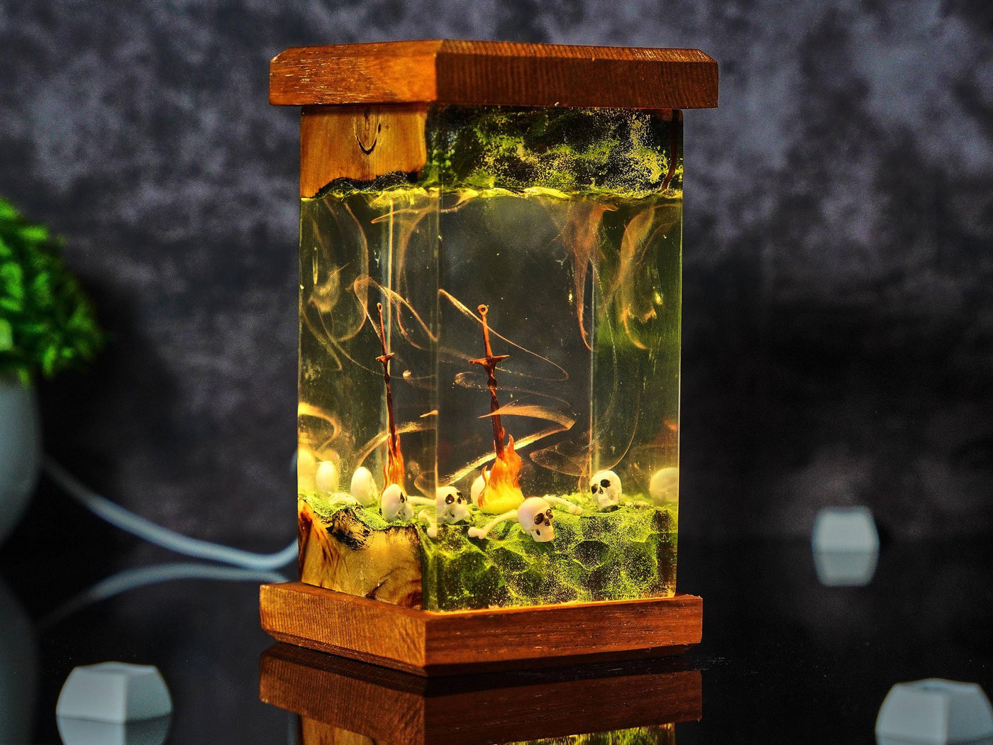 Chosen Undead Dark Souls Resin Lamp