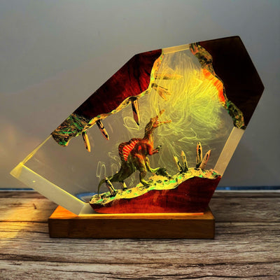 Spinosaurus Jurassic Park III Resin Lamp