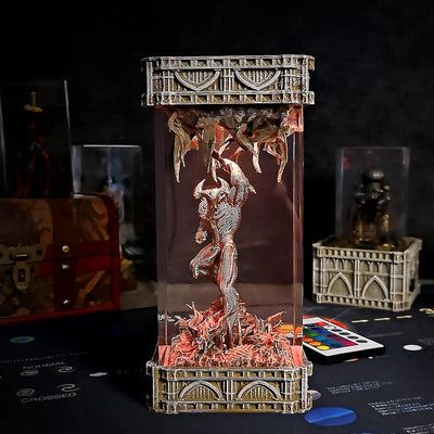 Steppenwolf DC Resin Lamp