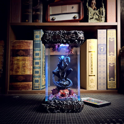 Alien Space Monster Resin Lamp