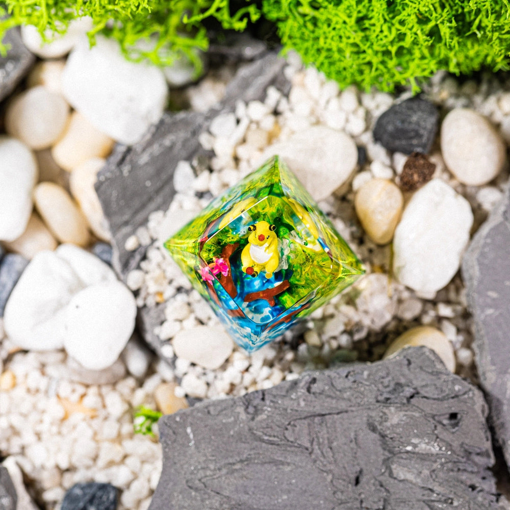 Pokemon - Ampharos Artisan Keycap