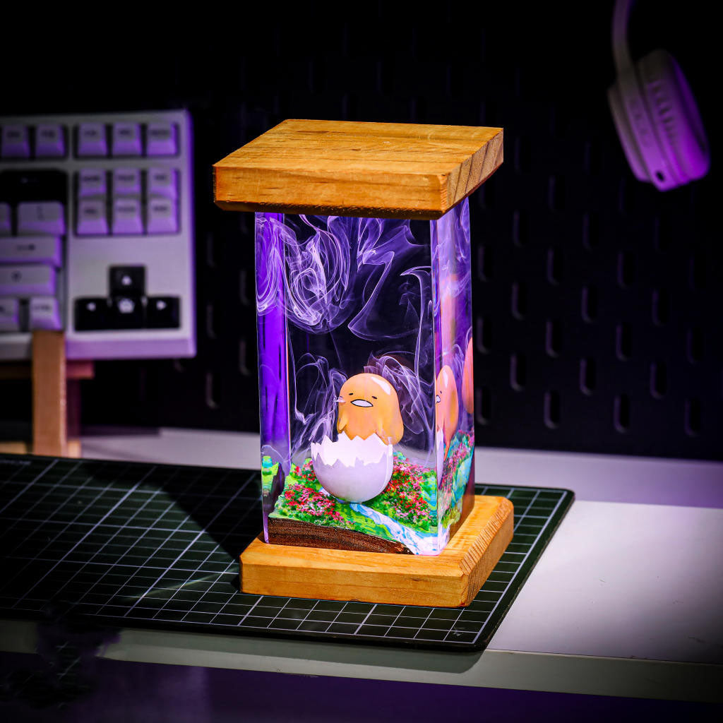 Gudetama Resin Lamp