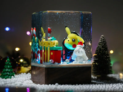 Christmas Pikachu Lamps