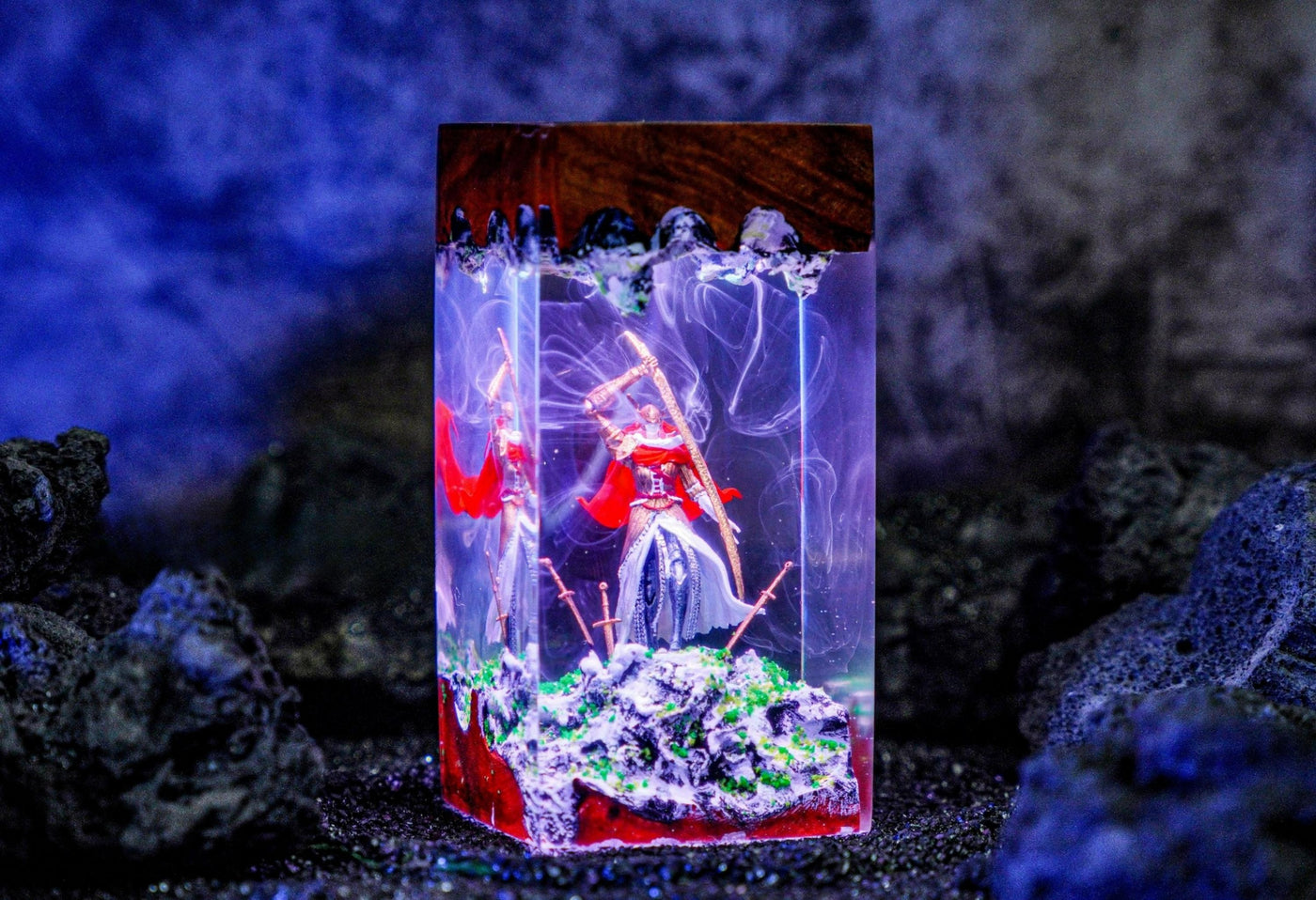 Malenia Blade of Miquella Elden Ring Resin Lamp