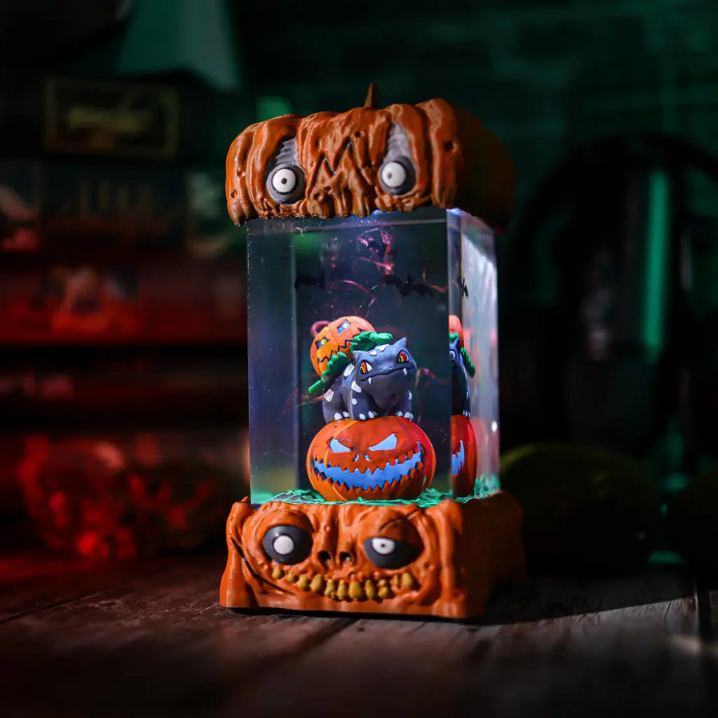 Bulbasaur Pokémon Halloween Resin Lamp