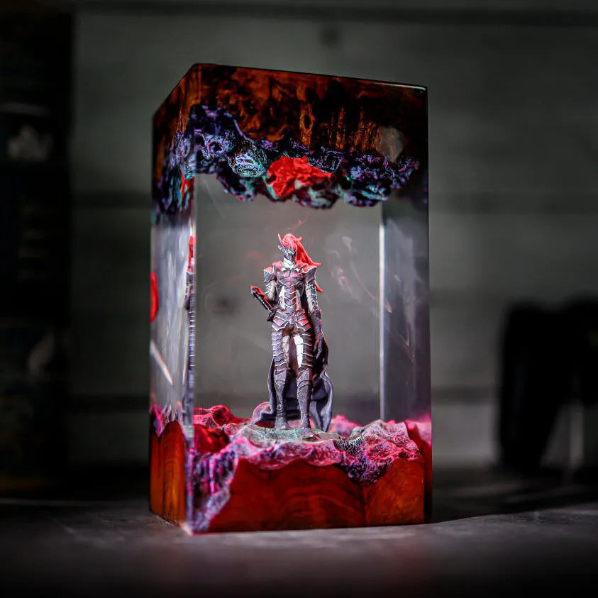 Solo Leveling Igris the Bloodred Resin Lamp