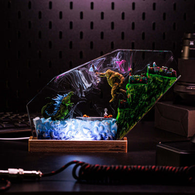 Godzilla x Kong Battle Resin Lamp: The New Empire Resin Lamp