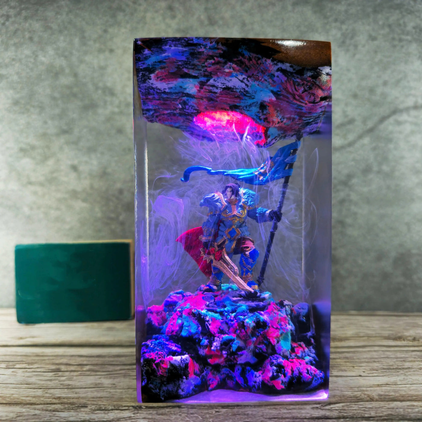 Varian Wrynn Warcraft 3 Resin Lamp