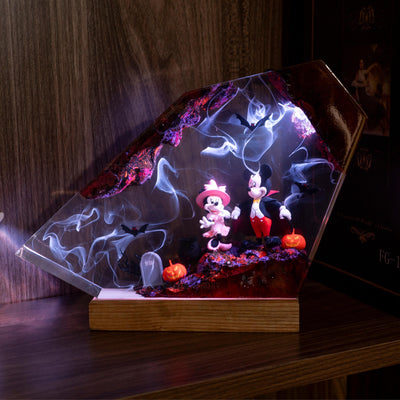Mickey's Spooky Stories Resin Lamp