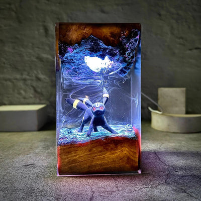 Umbreon Moonlight Pokémon Resin Lamp