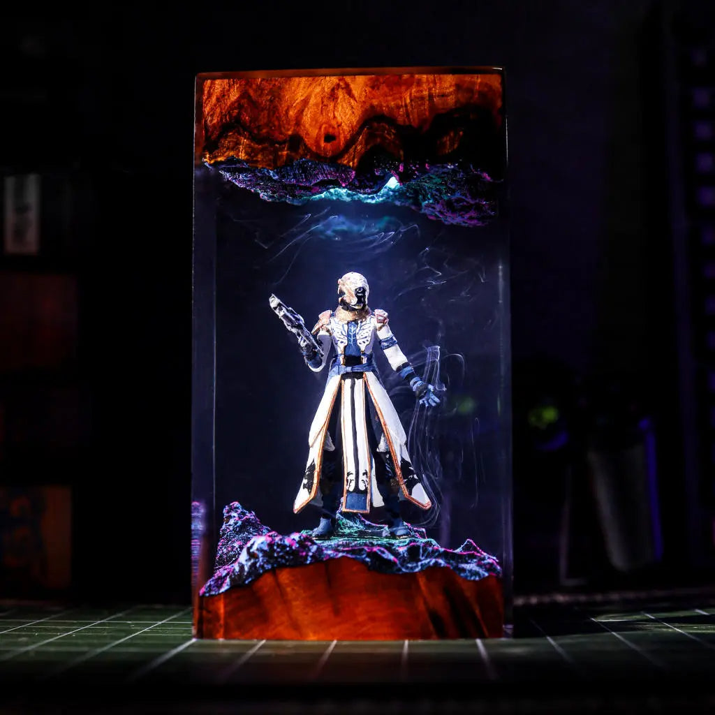 Warlock Iron Banner Destiny Resin Lamp