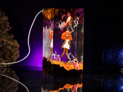 Courage the Cowardly Dog Resin Lamp