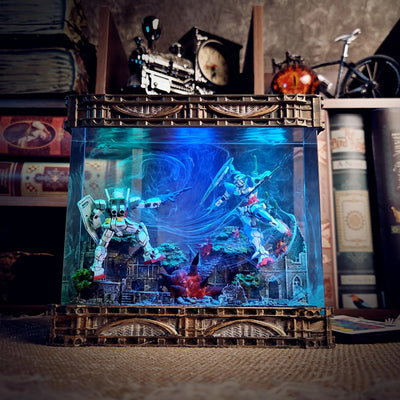 Gundam Battle Resin Lamp