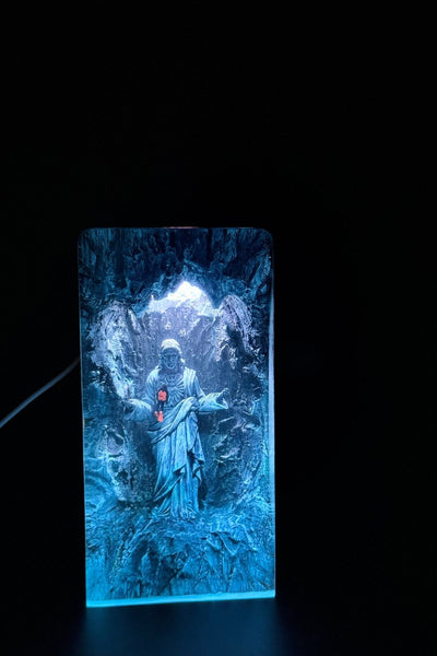 Jesus Christ Resin Lamp