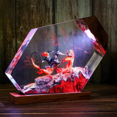 Devil Rider Epoxy Night Light