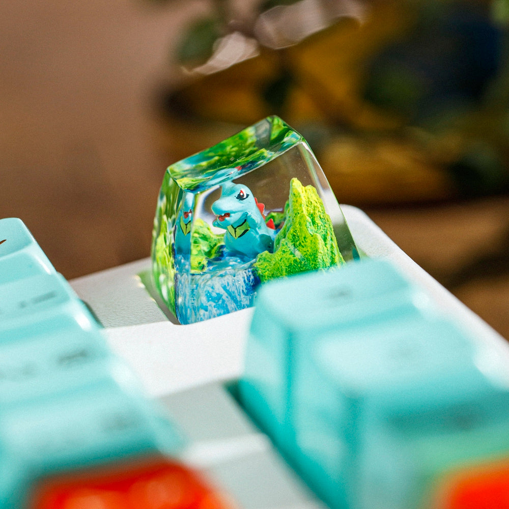 Pokemon - Totodie Artisan Keycap