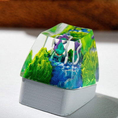 Pokemon - Suicune Artisan Keycap  6
