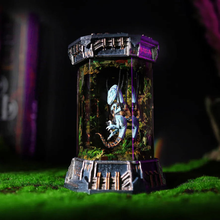 Raptor Dinosaur Incubator Resin Lamp  2