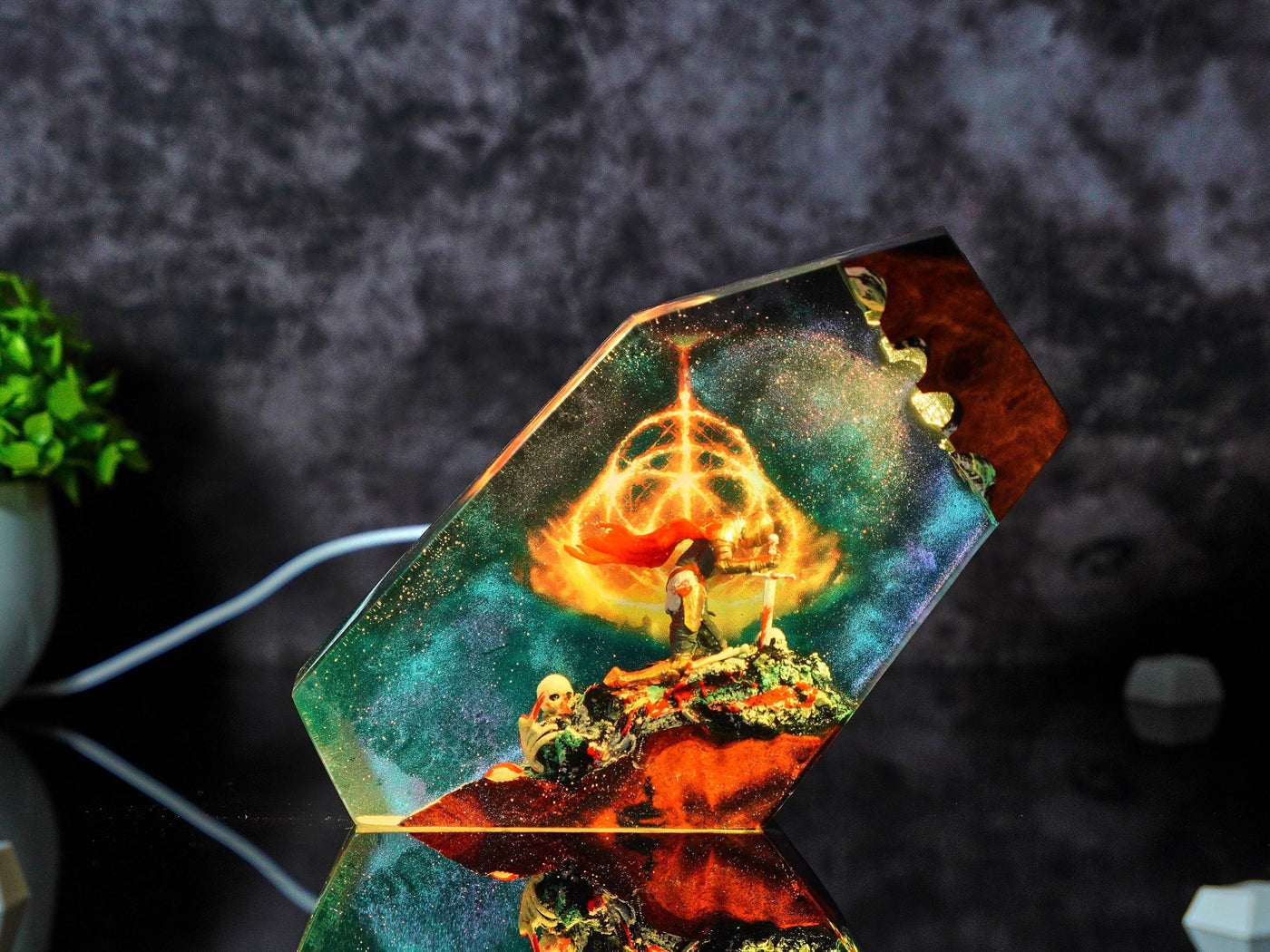 The Tarnished Elden Ring Resin Lamp