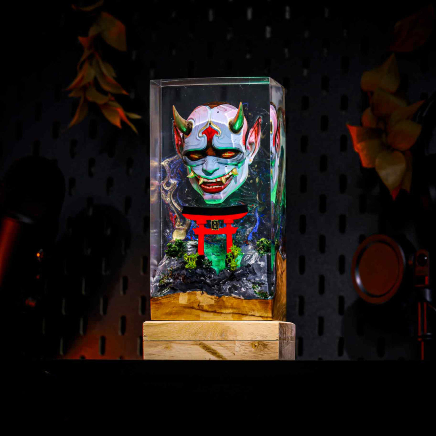 Ori Hannya Japanese Devil Mask Night Light