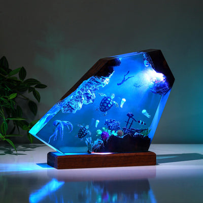 Sea Turtle and Kraken Night Light