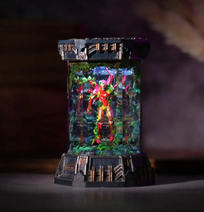 Rusted Iron Man Chamber Resin Lamp